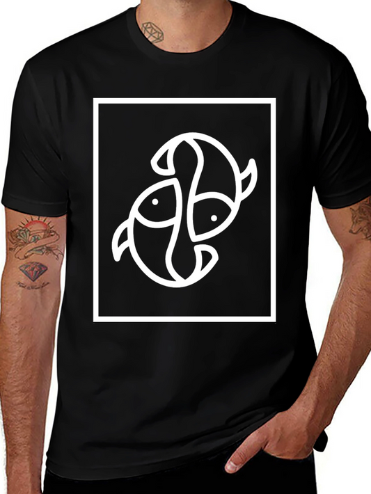 Pisces Symbol Graphic T-Shirt