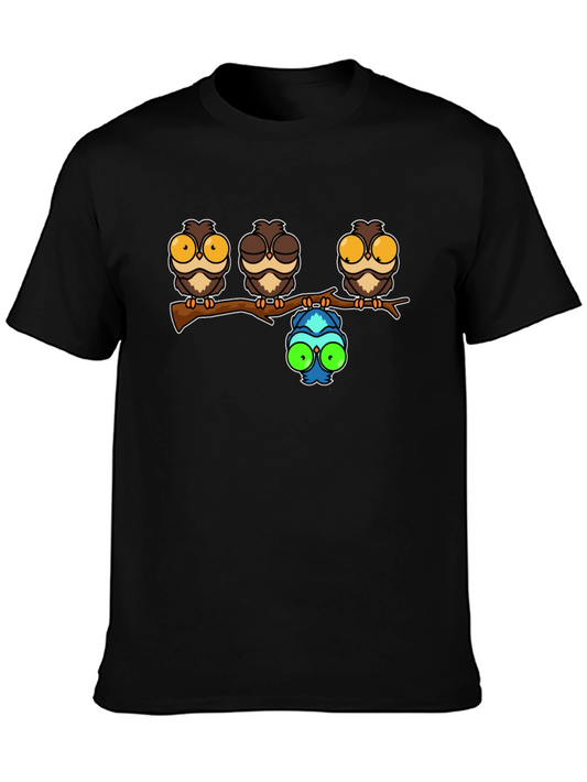 Funny Owl T-Shirt - Unique Humor Tee