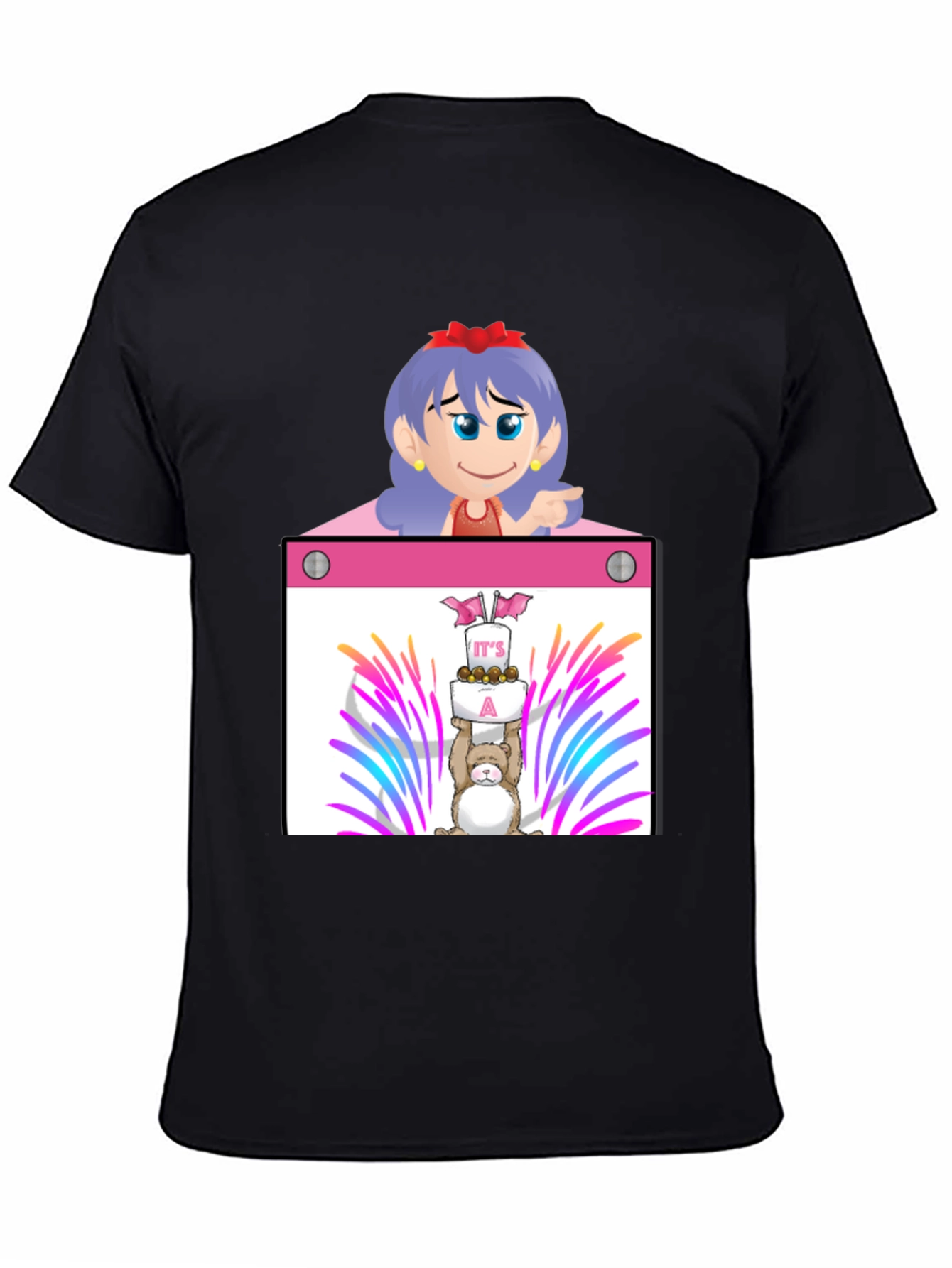 Cartoon Character Graphic Tee - Celebrate with Style!