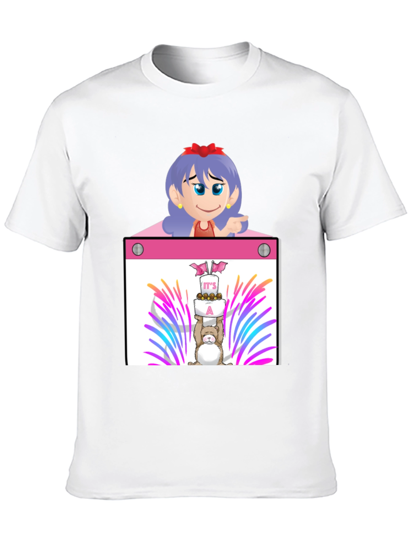 Cartoon Character Graphic Tee - Celebrate with Style!