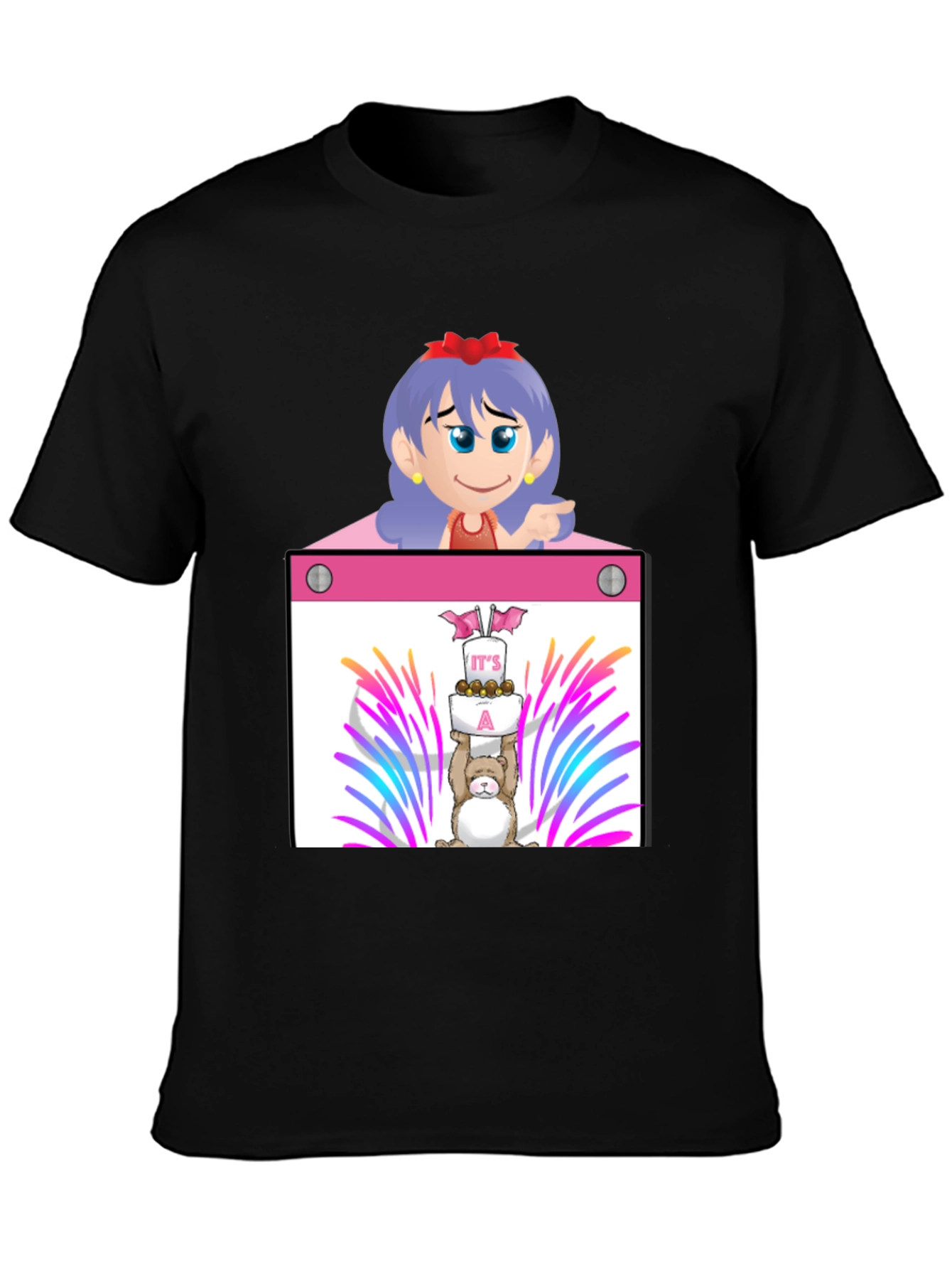 Cartoon Character Graphic Tee - Celebrate with Style!