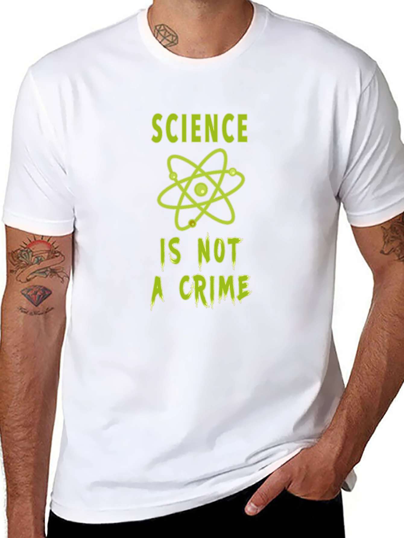 Science Is Not A Crime T-Shirt - Black