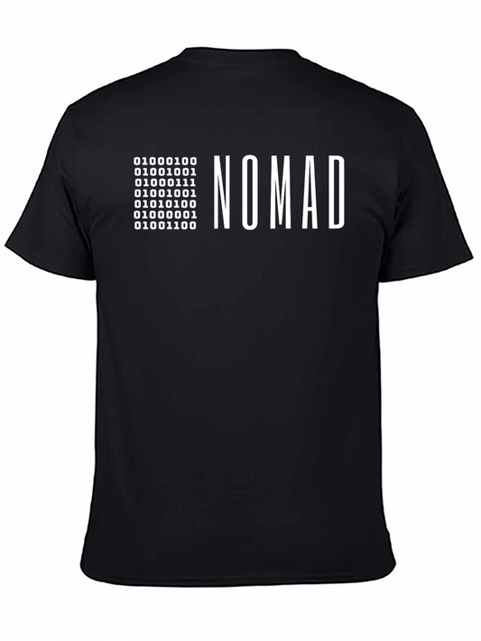 Nomad Binary Code T-Shirt - Stylish Programmer Apparel