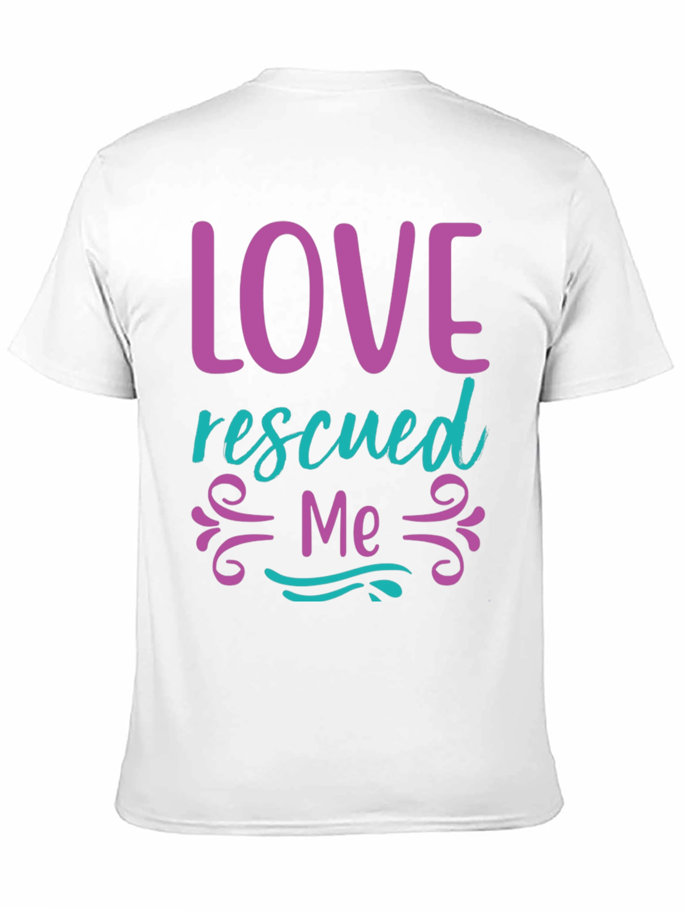 Love Rescued Me Graphic T-Shirt