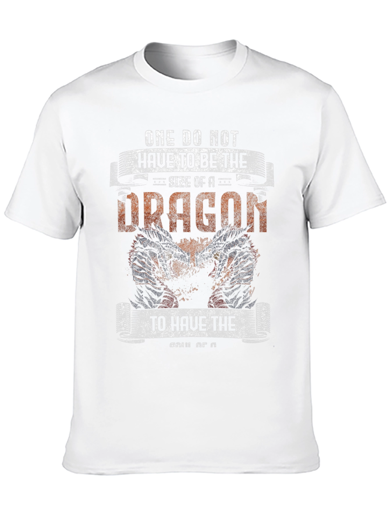 Dragon Graphic T-Shirt - Courage and Strength