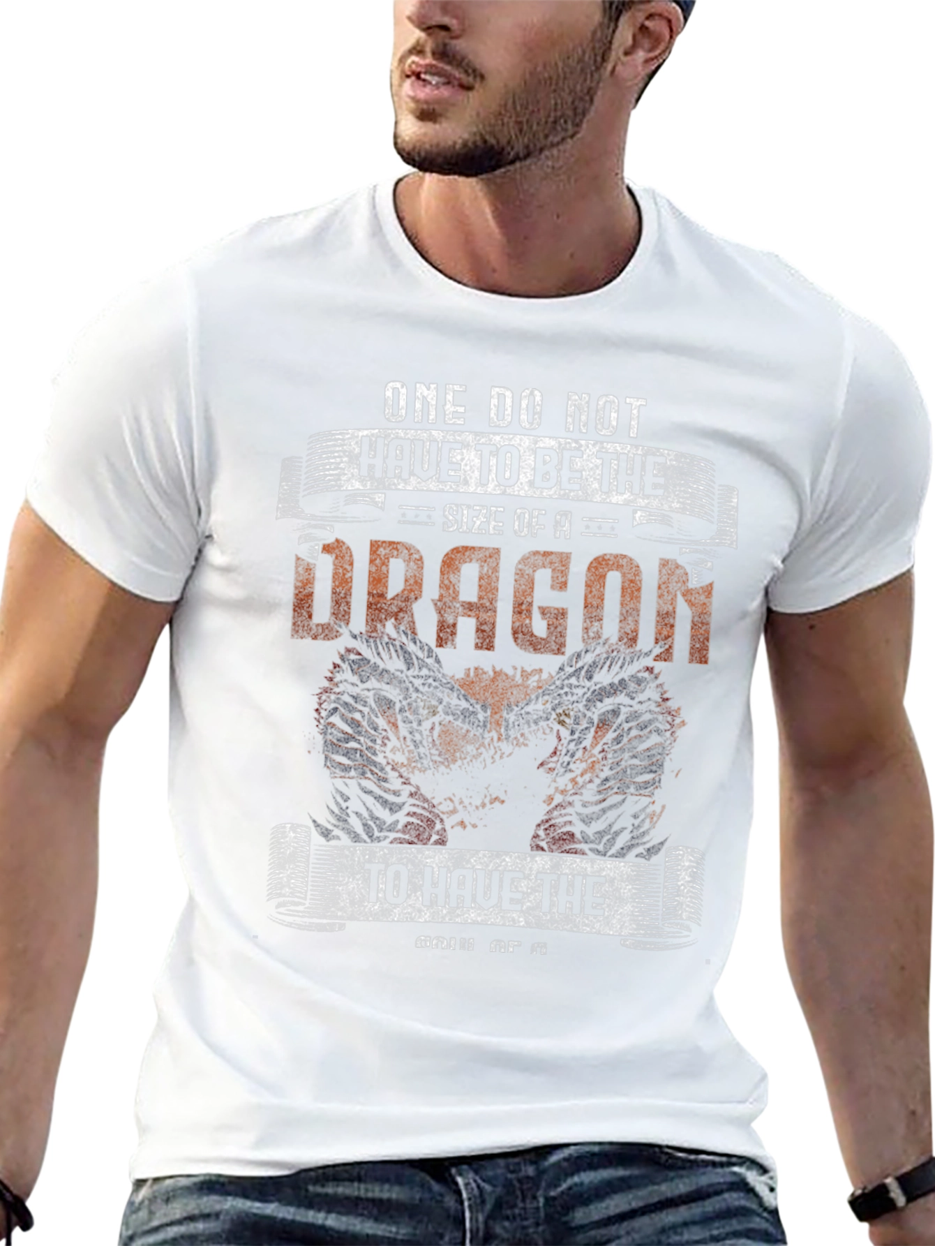 Dragon Graphic T-Shirt - Courage and Strength