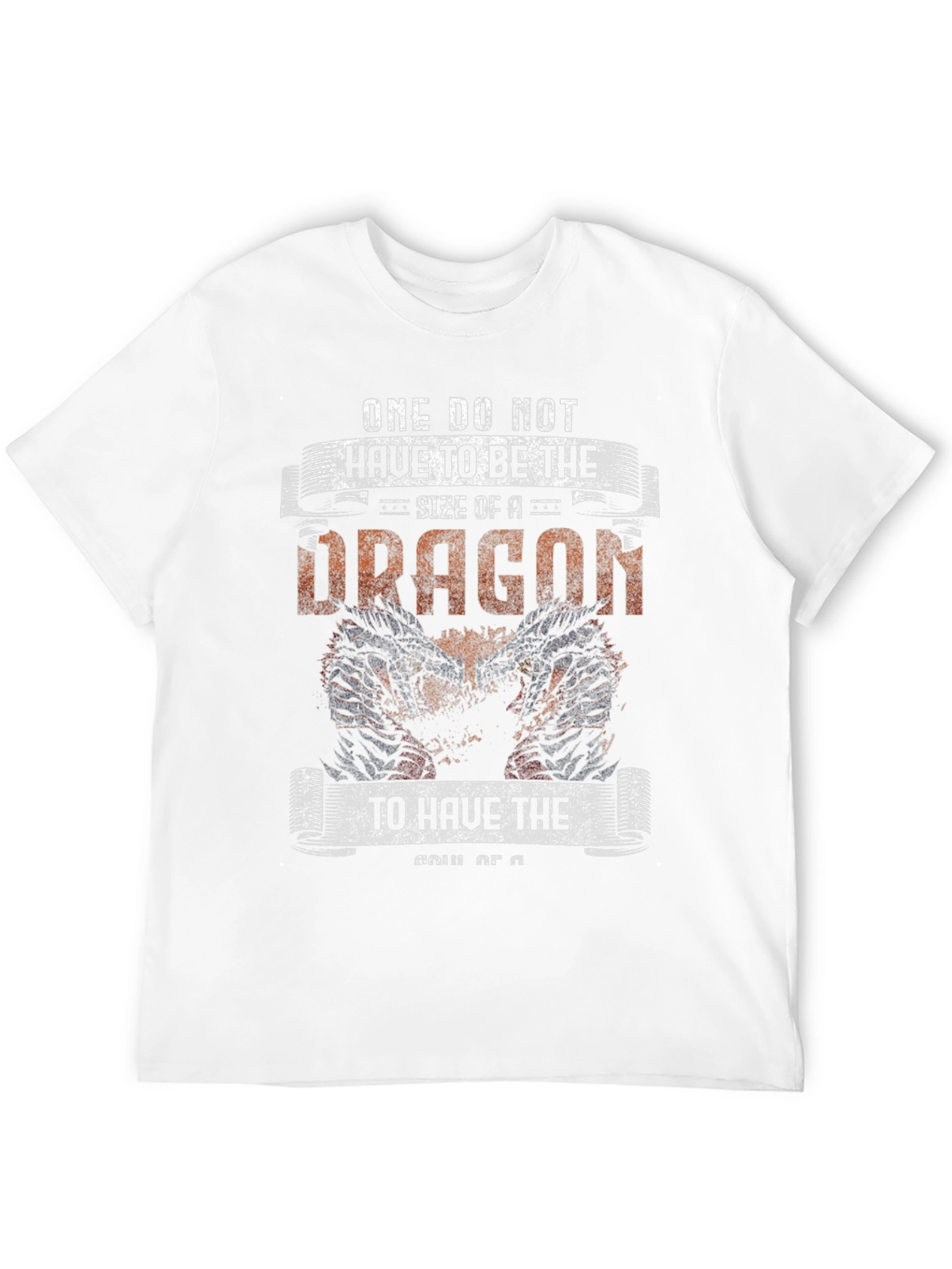 Dragon Graphic T-Shirt - Courage and Strength