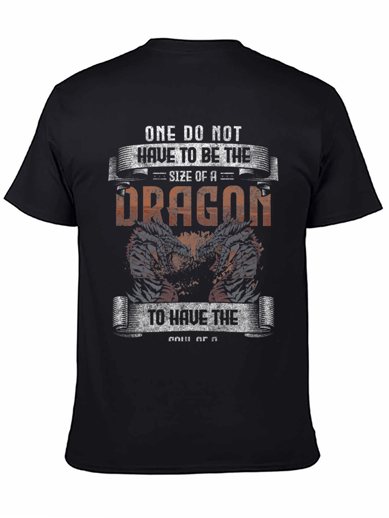 Dragon Graphic T-Shirt - Courage and Strength