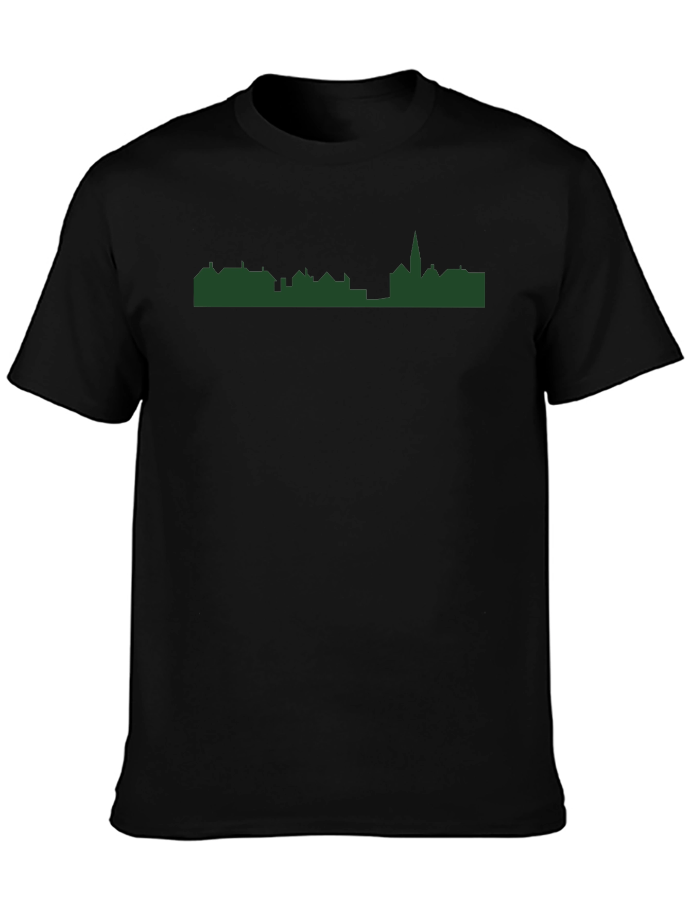 Cityscape Silhouette Tee - Black