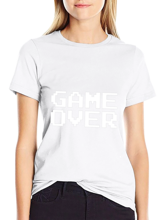 Game Over T-Shirt - Classic 8-Bit Style Tee