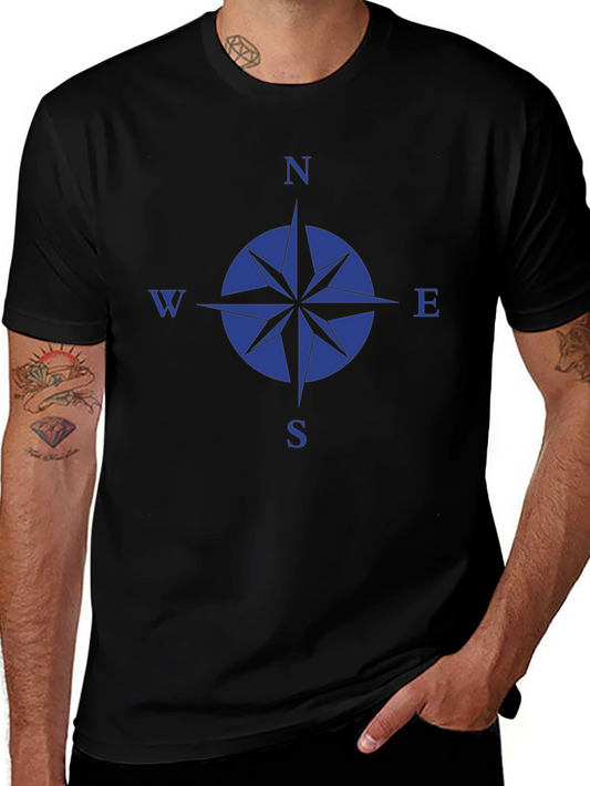 Compass Rose T-Shirt - North South East West Design