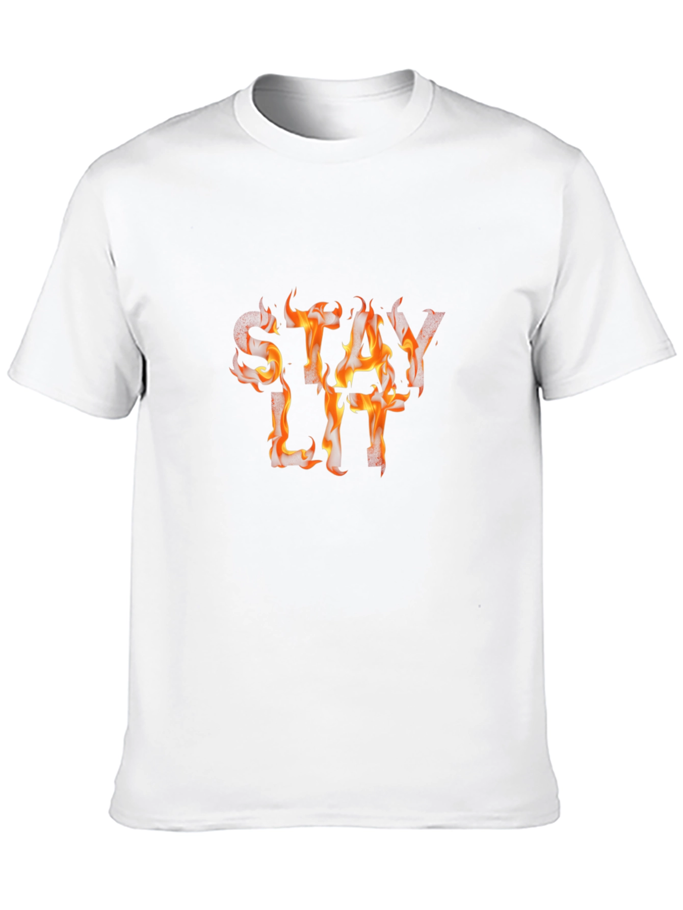 Fiery Stay Lit Black Tee