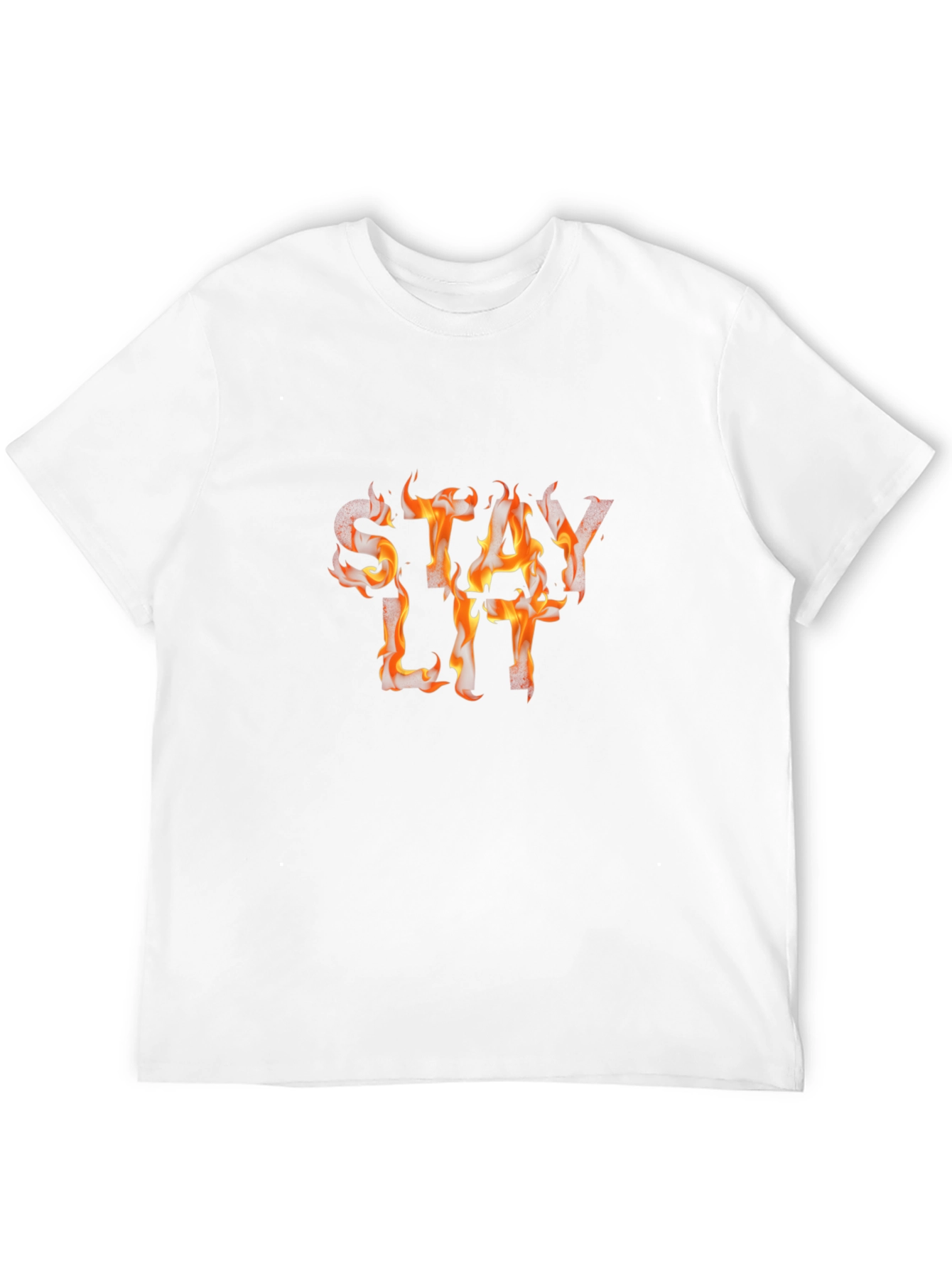 Fiery Stay Lit Black Tee