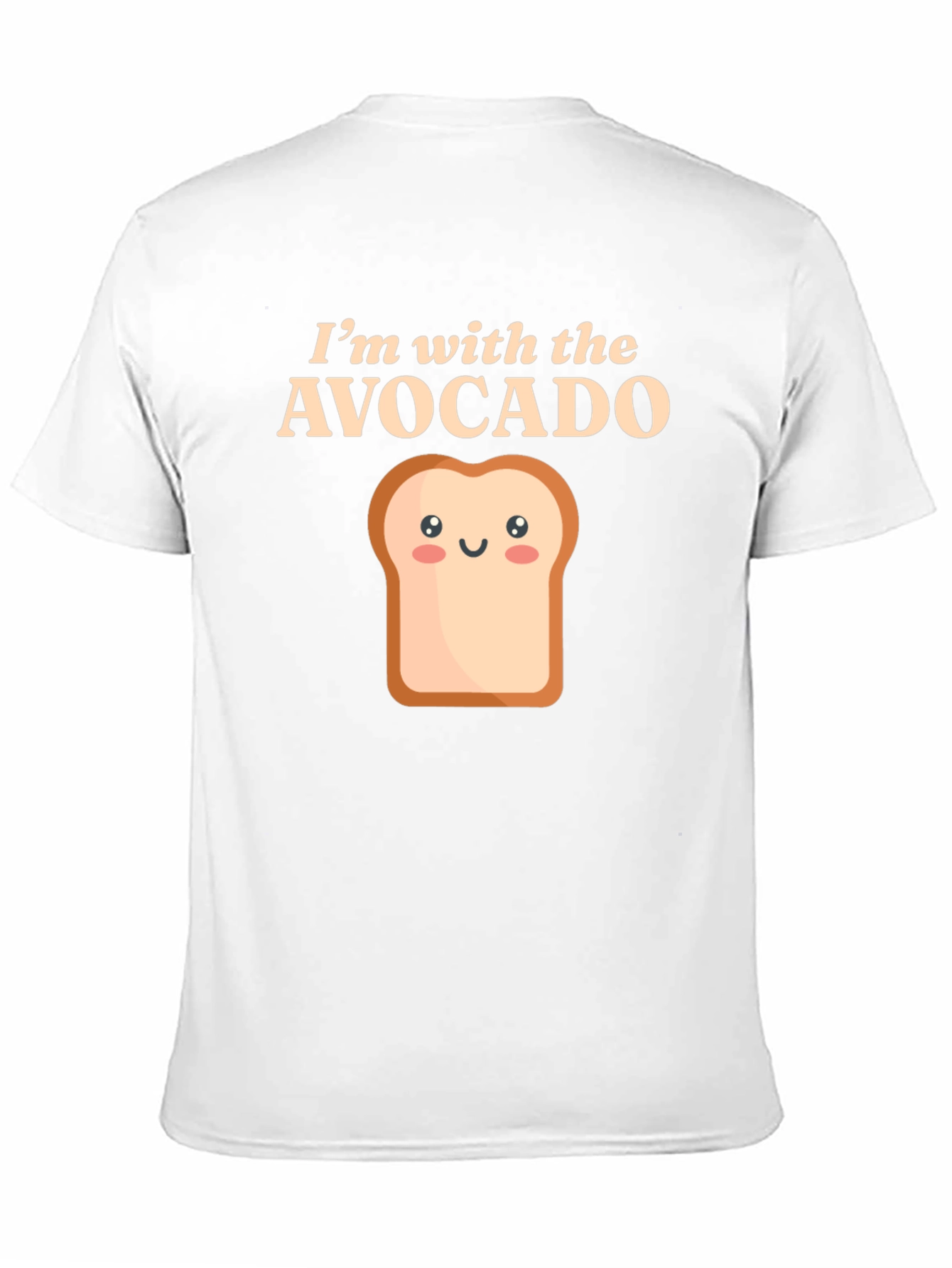 Im with the Avocado Toast Funny Graphic Tee