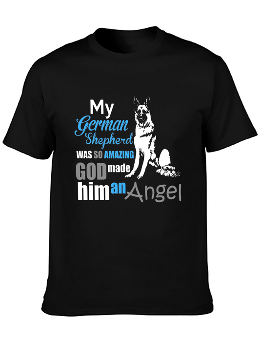 German Shepherd Angel T-Shirt - Dog Lover Memorial Tee