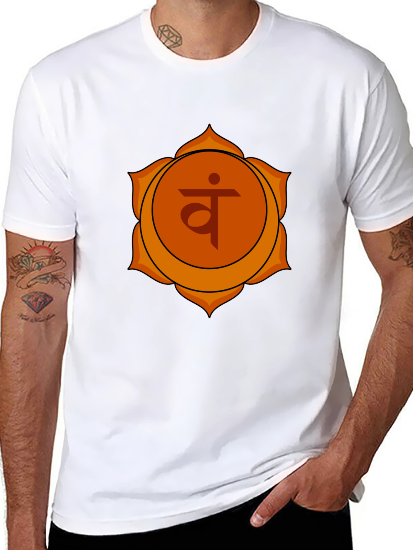 Sacral Chakra Graphic T-Shirt - Spiritual Design