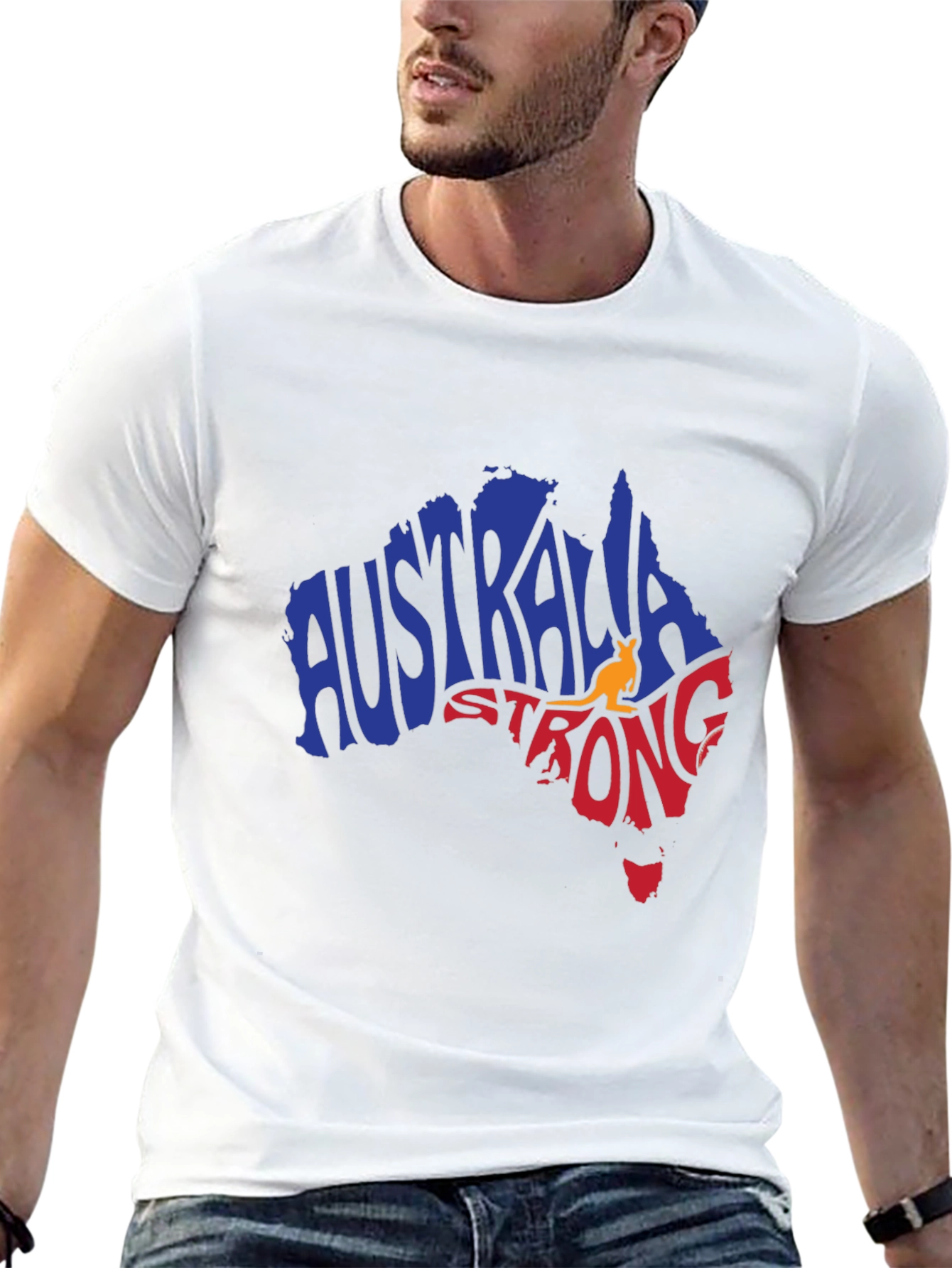 Australia Strong Graphic Print T-Shirt