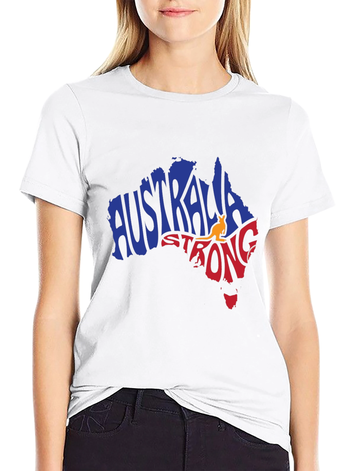 Australia Strong Graphic Print T-Shirt