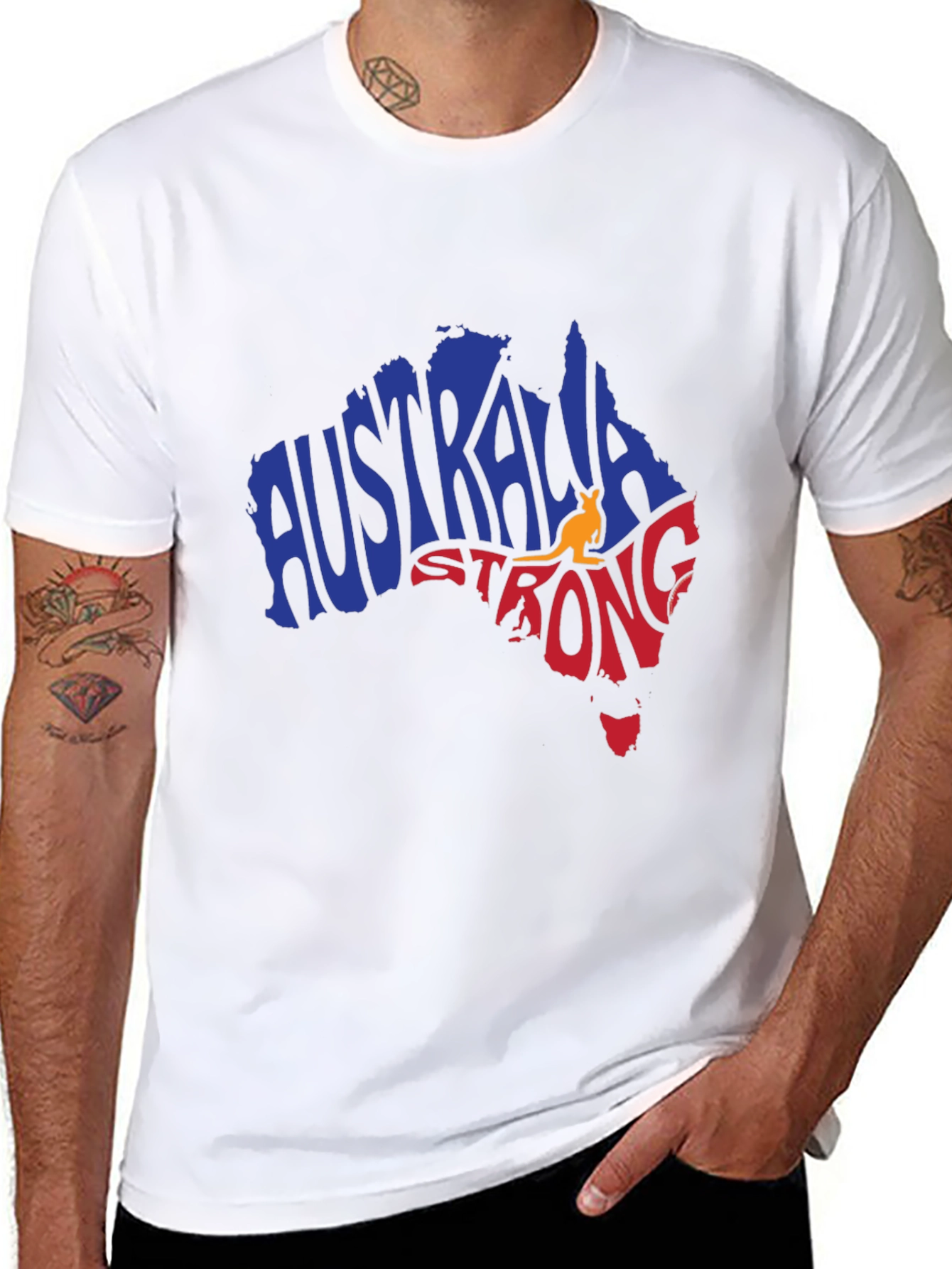Australia Strong Graphic Print T-Shirt