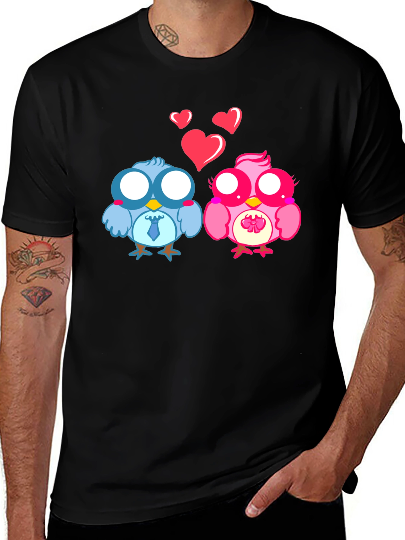 Cute Love Birds Valentines T-Shirt
