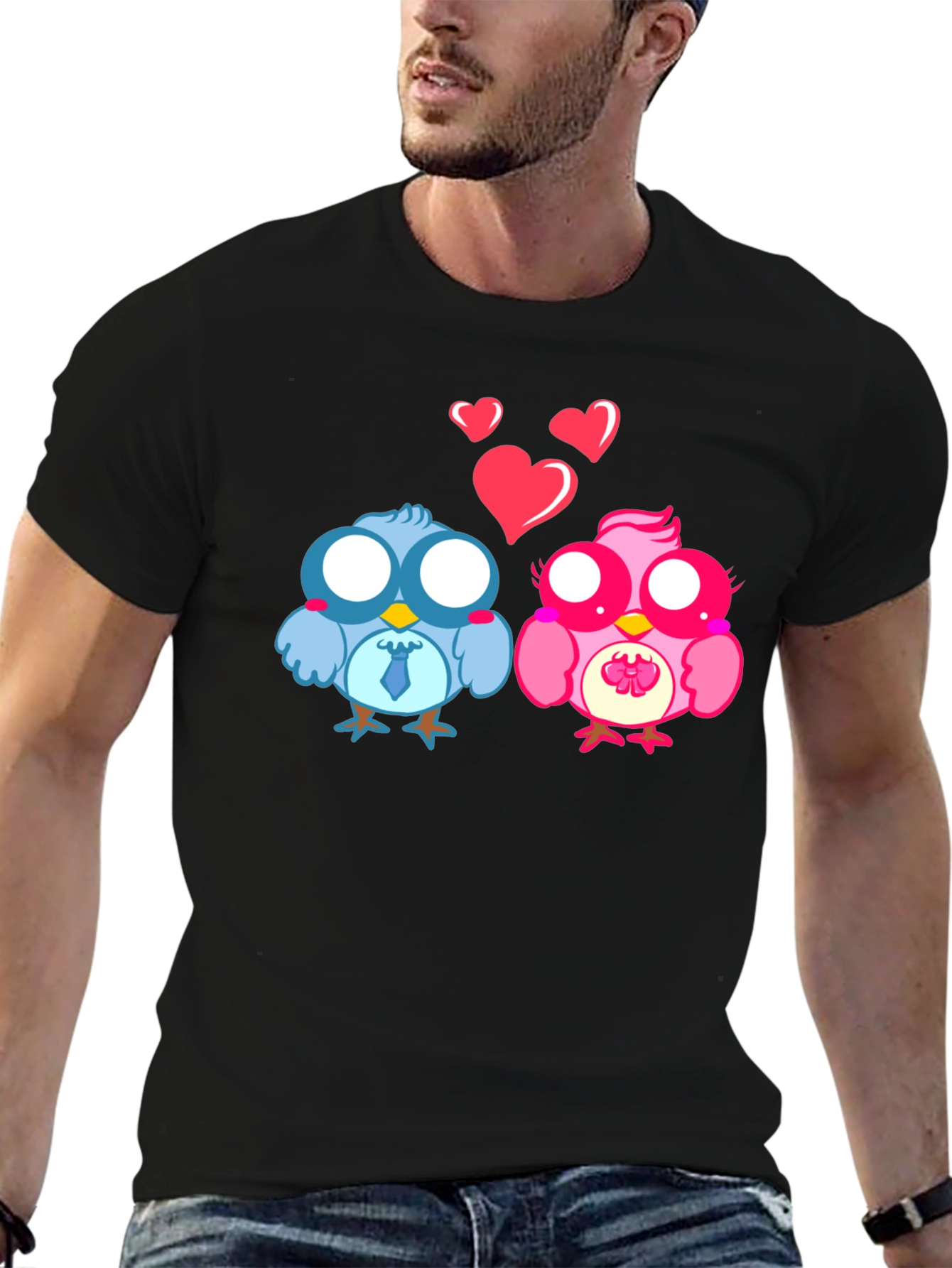 Cute Love Birds Valentines T-Shirt