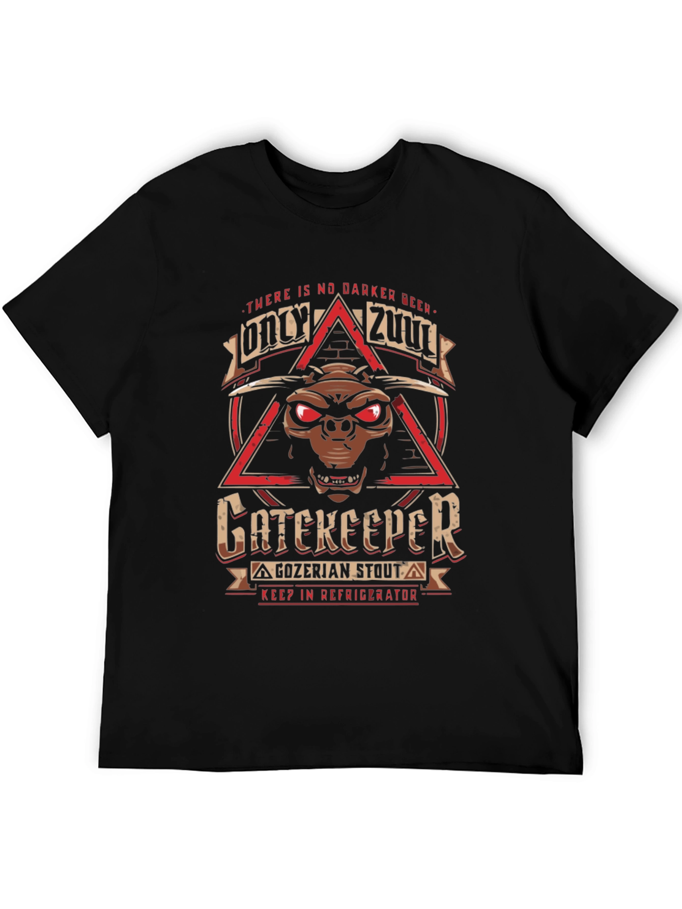 Gatekeeper Gozerian Stout Black T-Shirt