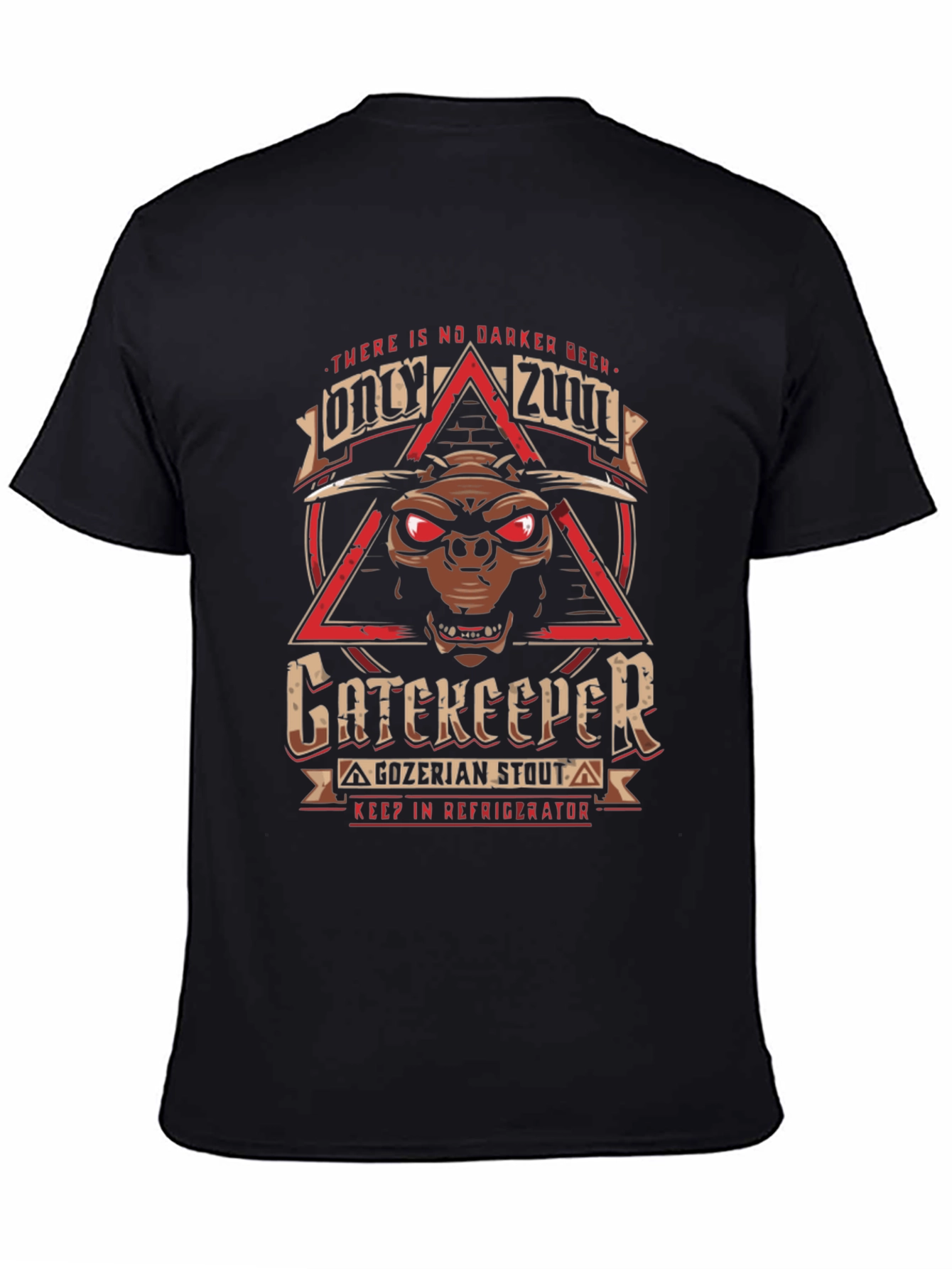 Gatekeeper Gozerian Stout Black T-Shirt