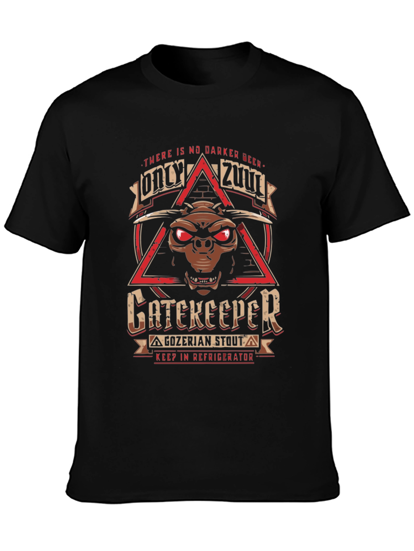 Gatekeeper Gozerian Stout Black T-Shirt