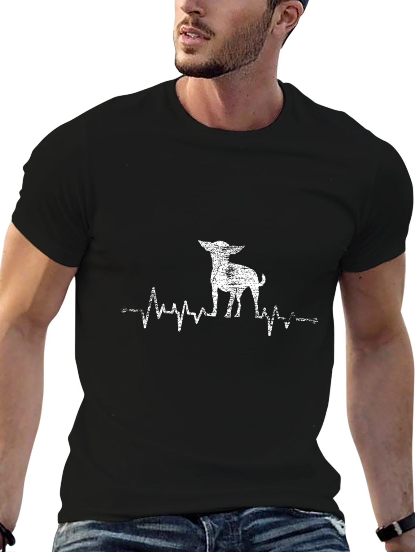 Dog Lover Heartbeat T-Shirt