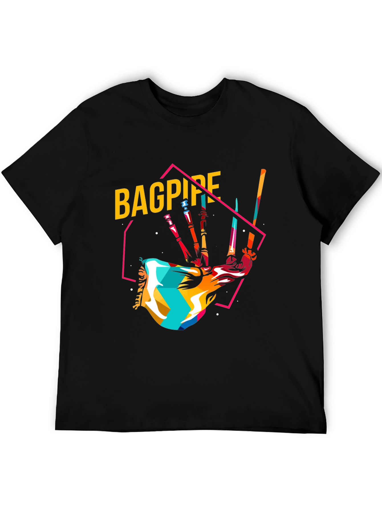 Bagpipe Graphic T-Shirt