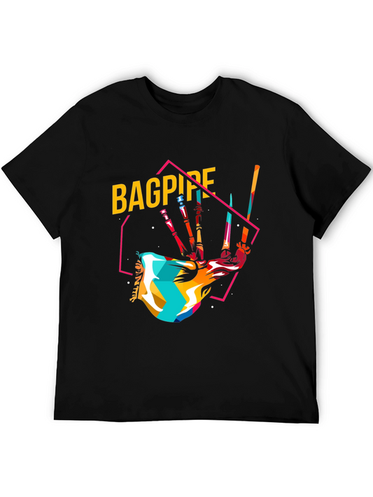 Bagpipe Graphic T-Shirt