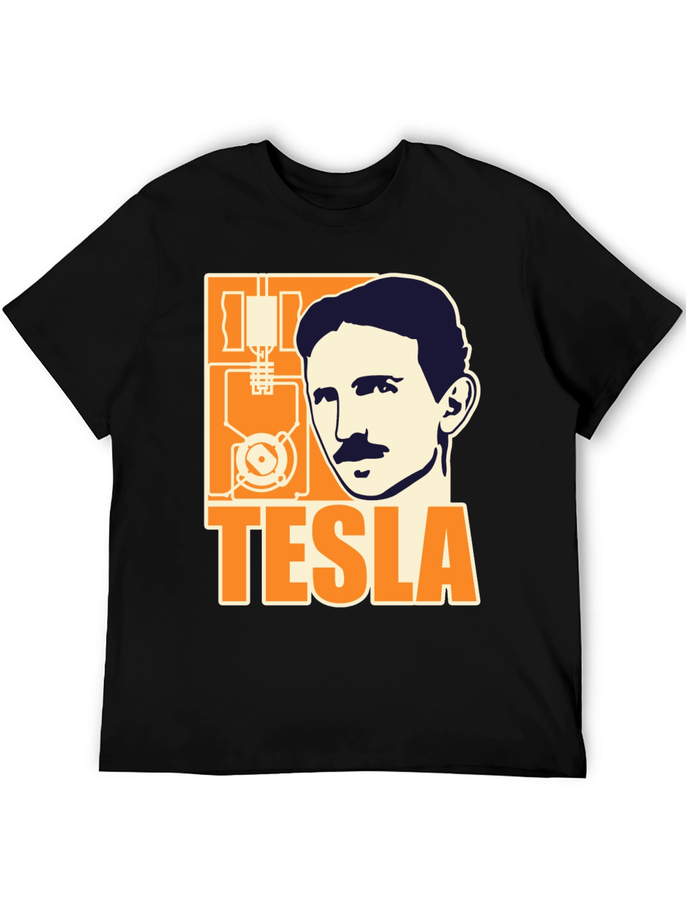 Tesla Graphic T-Shirt - Black