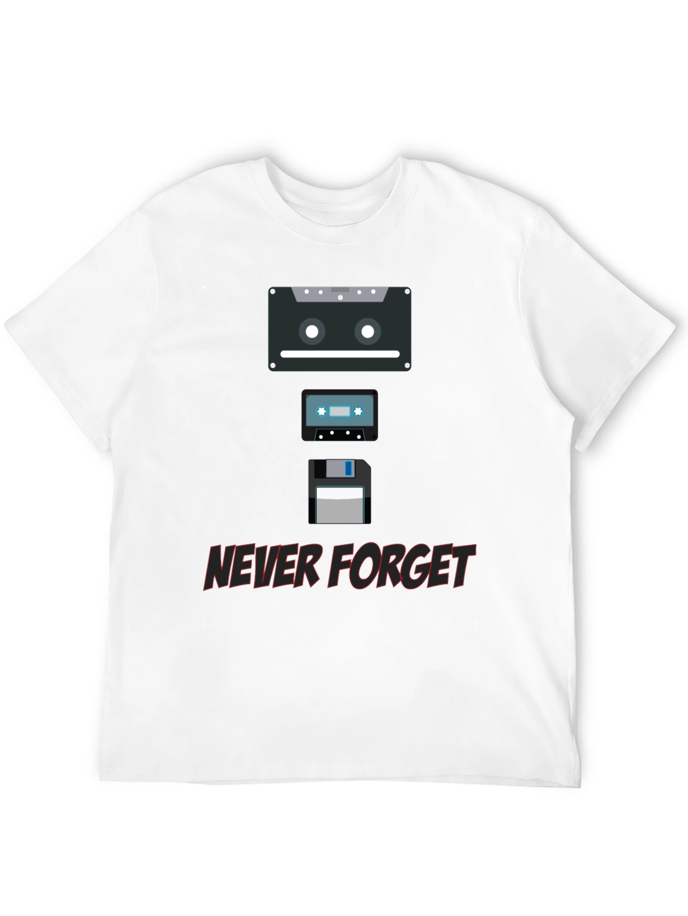 Retro Media T-Shirt - Never Forget
