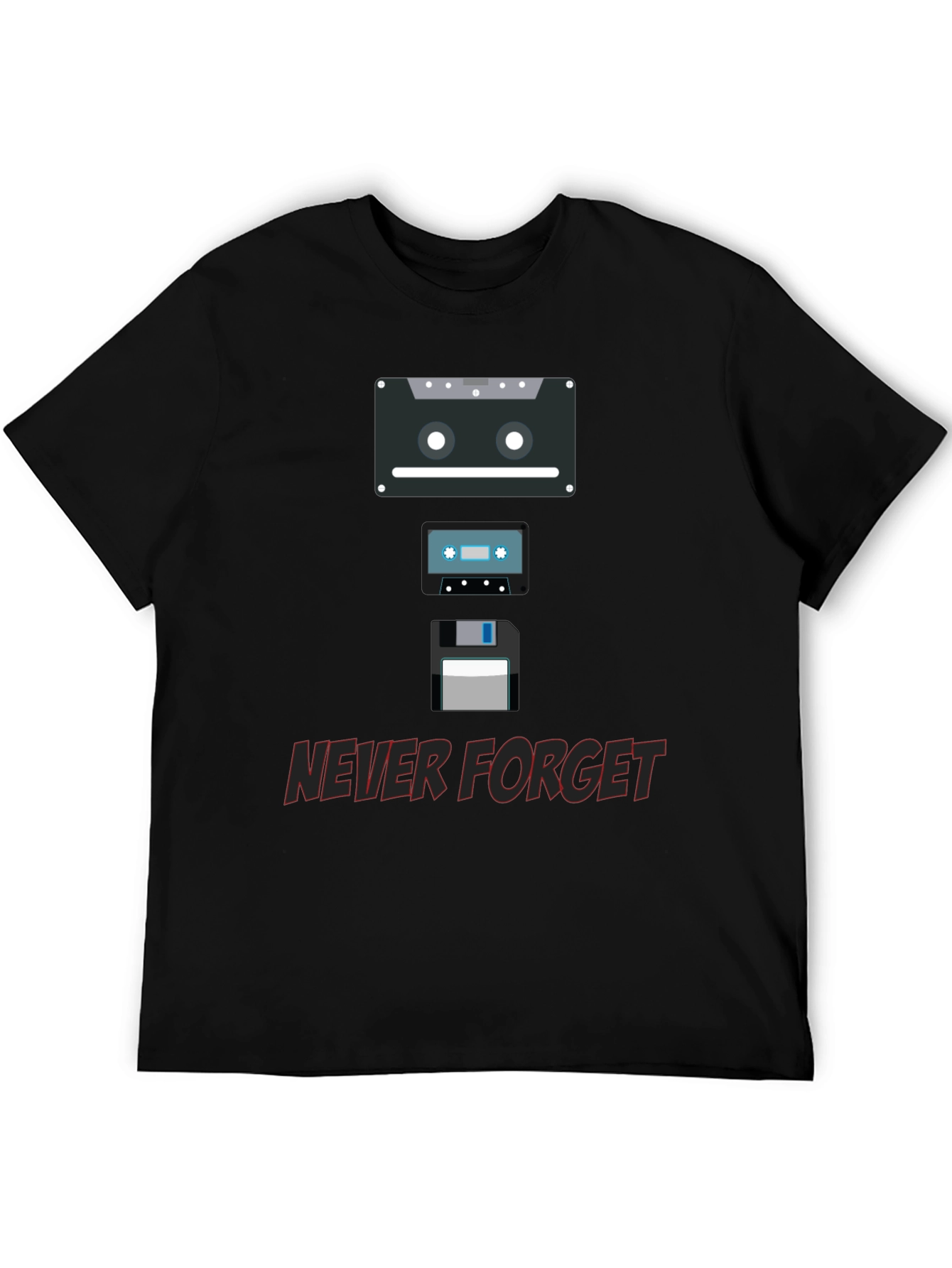 Retro Media T-Shirt - Never Forget