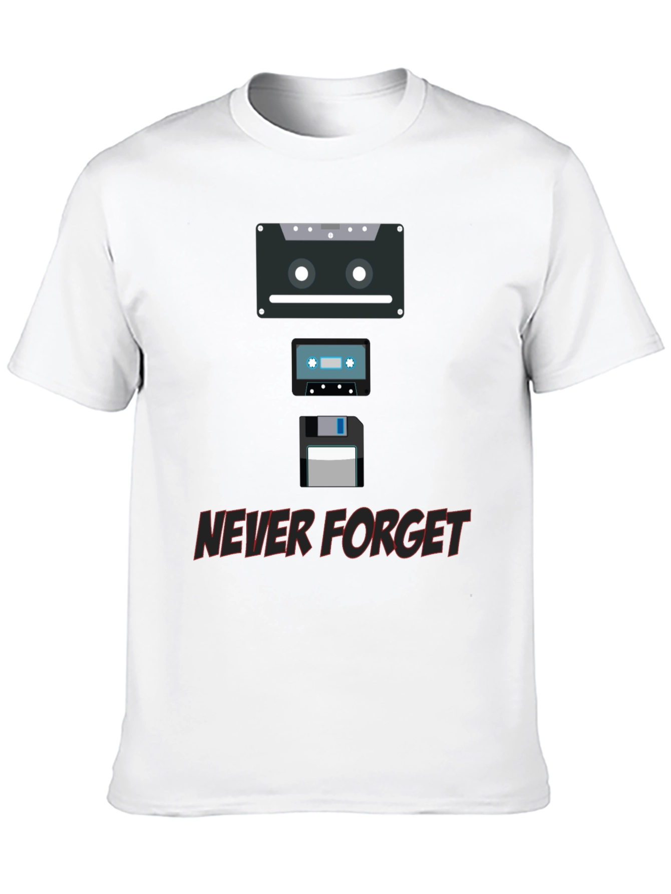 Retro Media T-Shirt - Never Forget