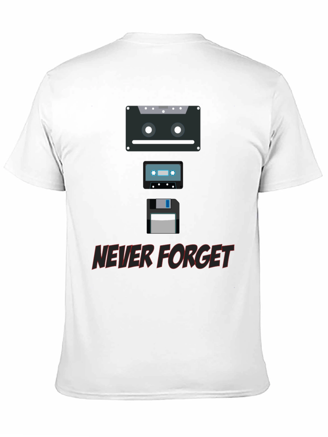Retro Media T-Shirt - Never Forget