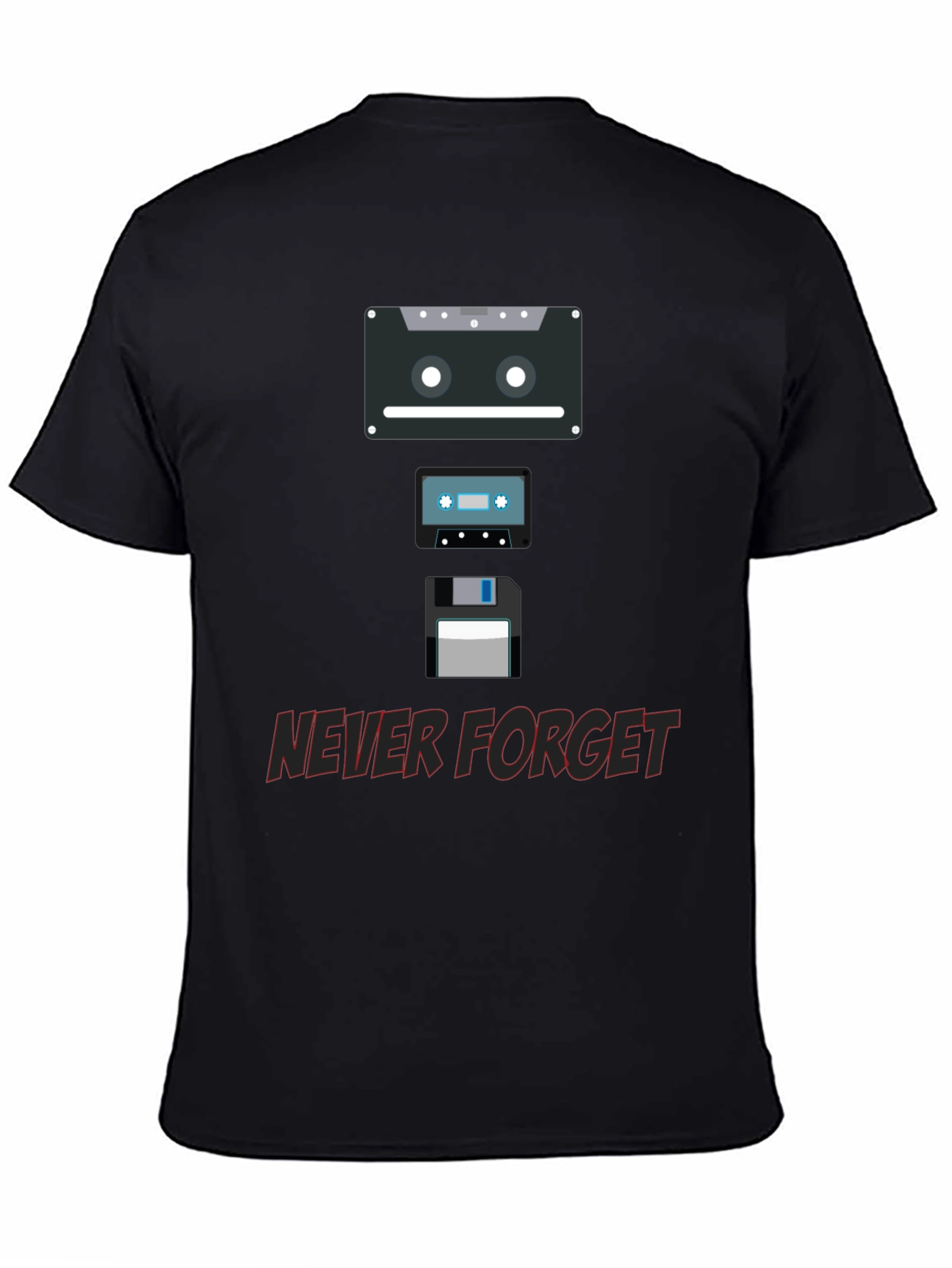 Retro Media T-Shirt - Never Forget