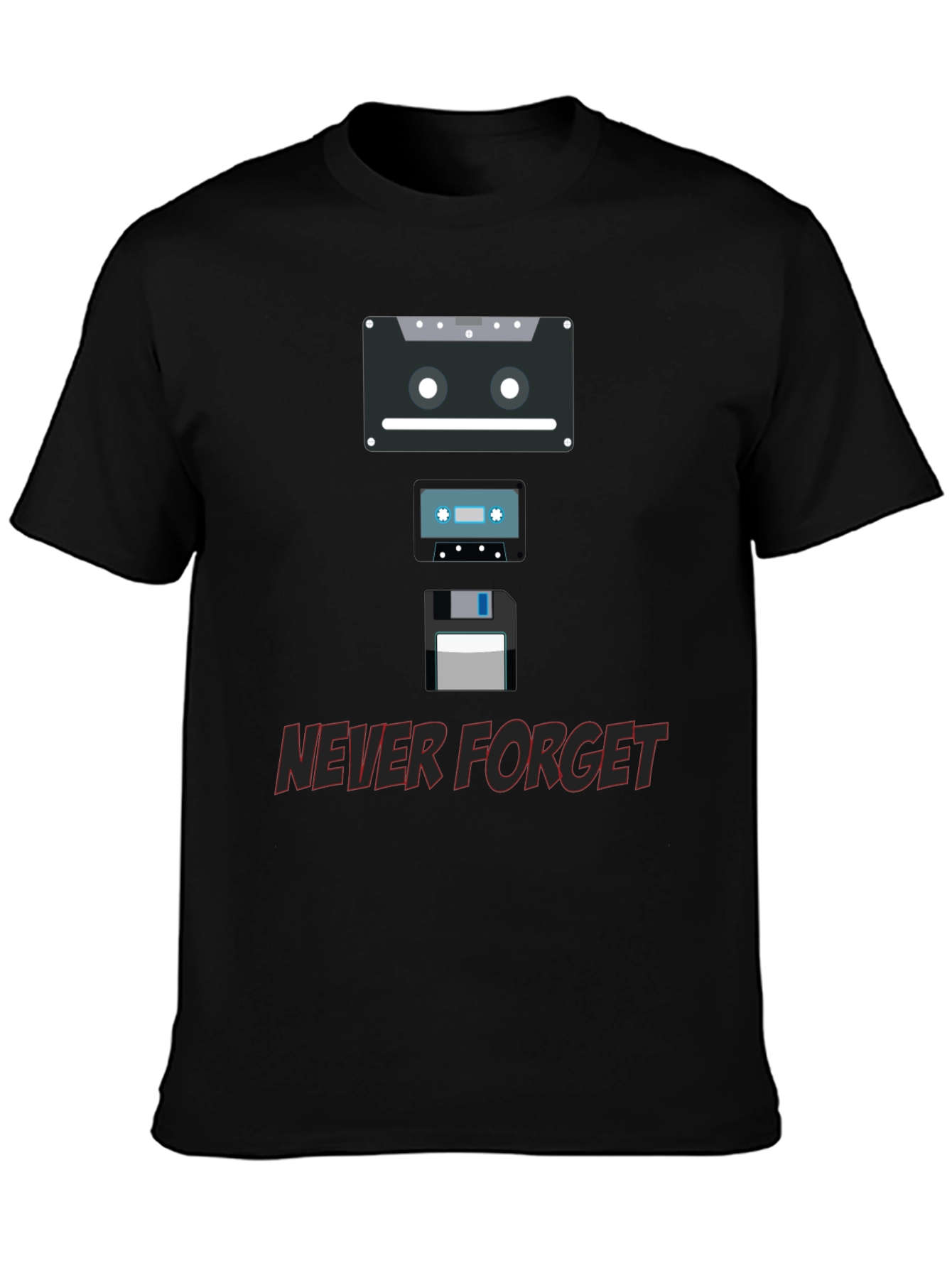 Retro Media T-Shirt - Never Forget