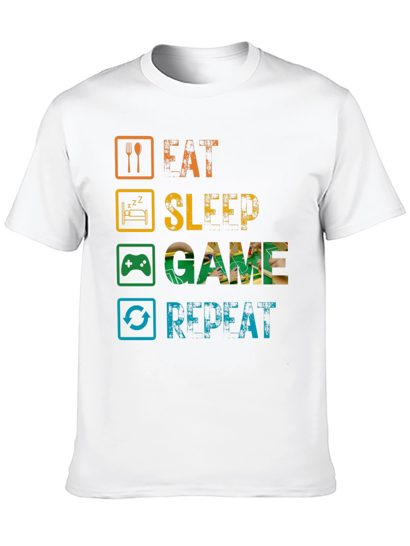 Eat Sleep Game Repeat Gamer T-Shirt