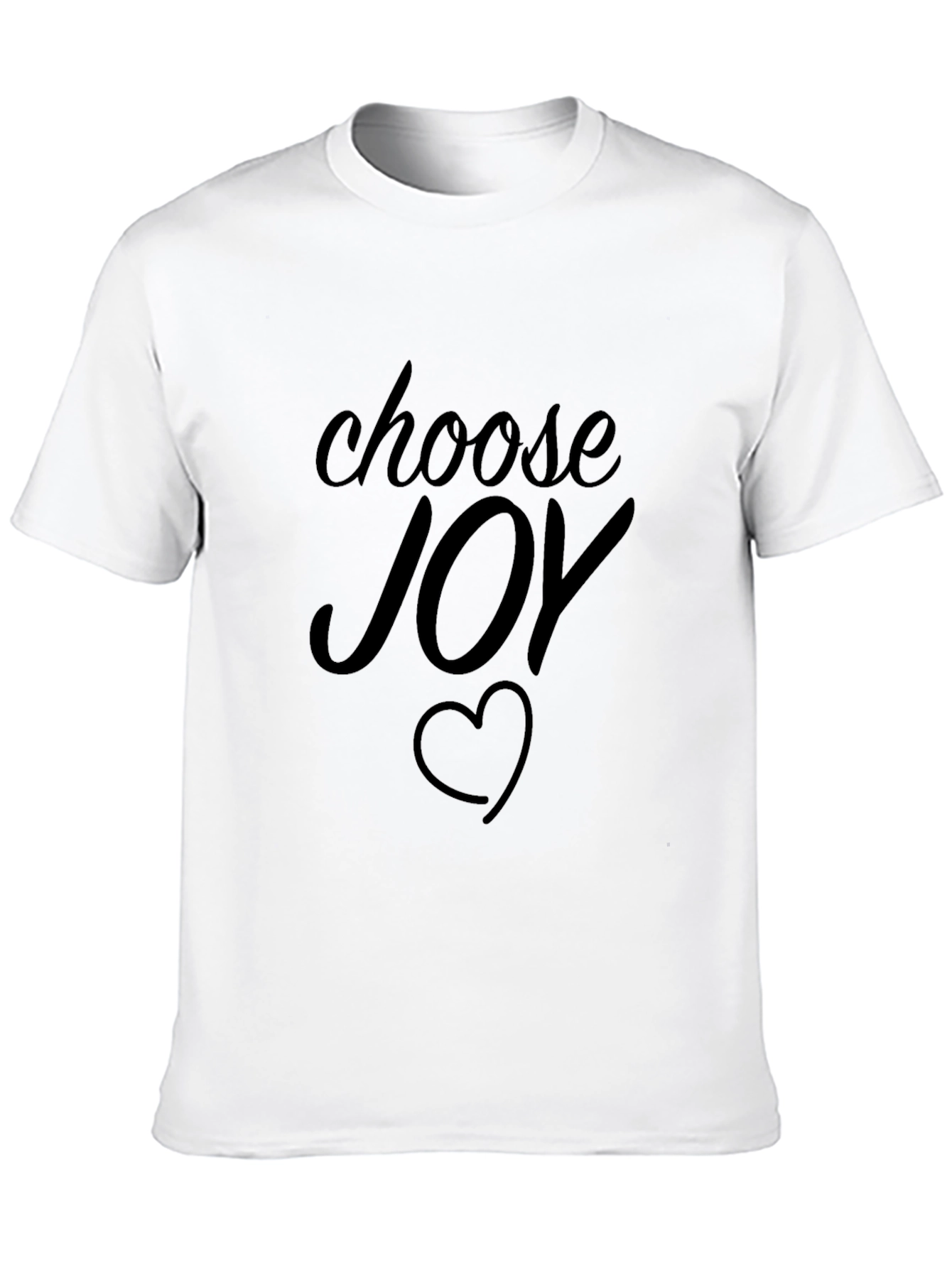 Choose Joy Graphic Tee - Black T-Shirt