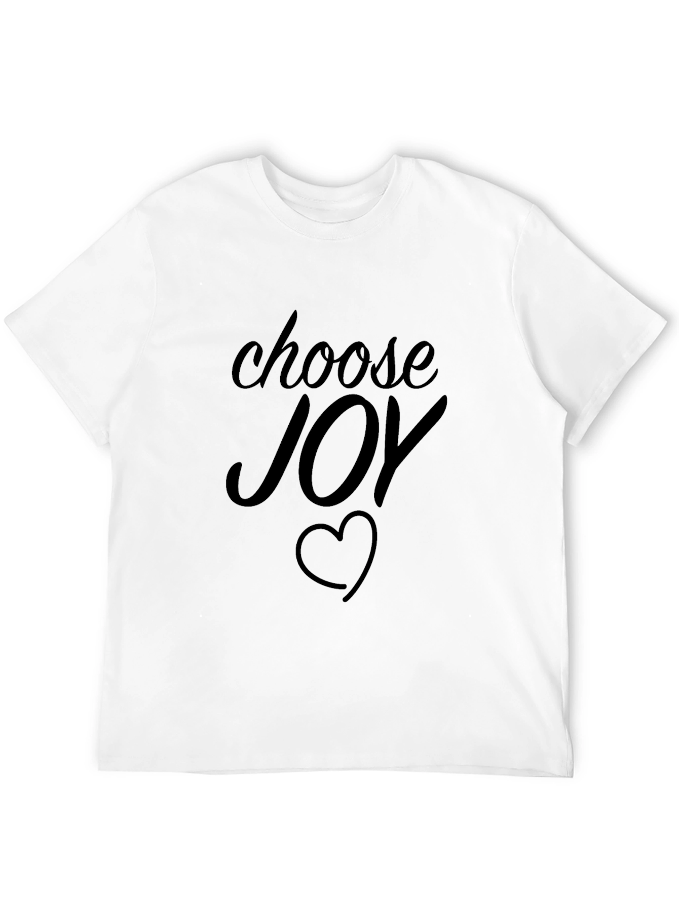 Choose Joy Graphic Tee - Black T-Shirt