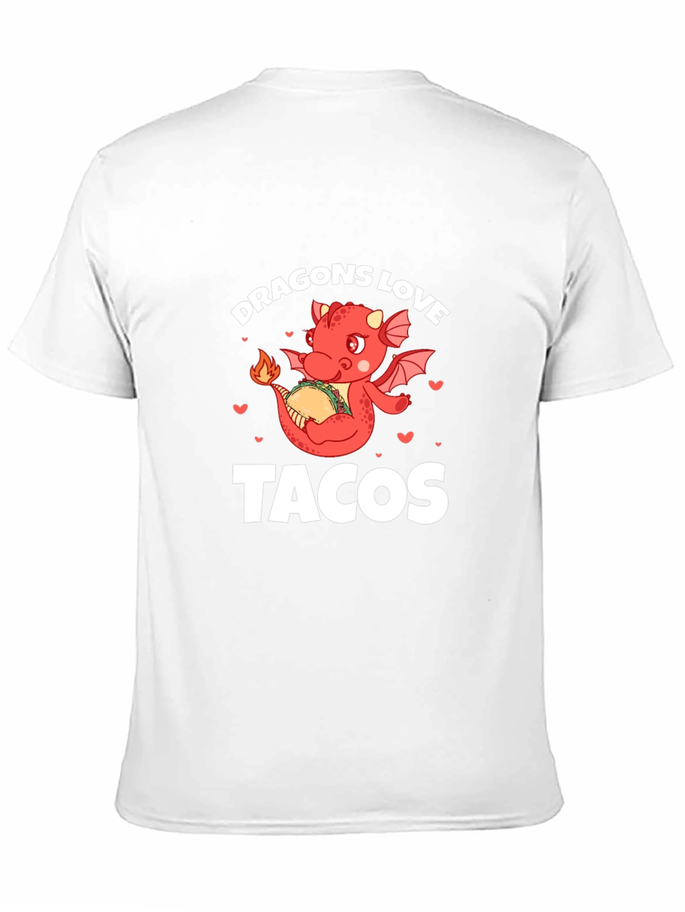 Dragons Love Tacos Black Graphic Tee