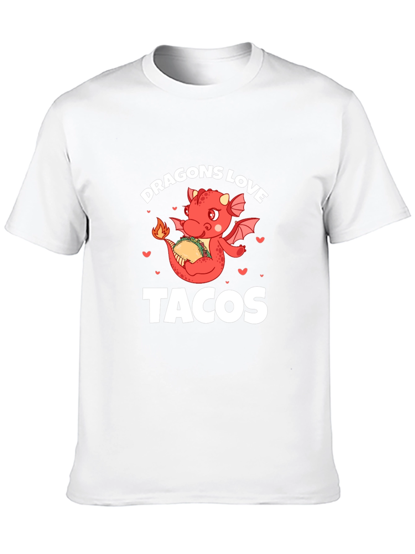 Dragons Love Tacos Black Graphic Tee