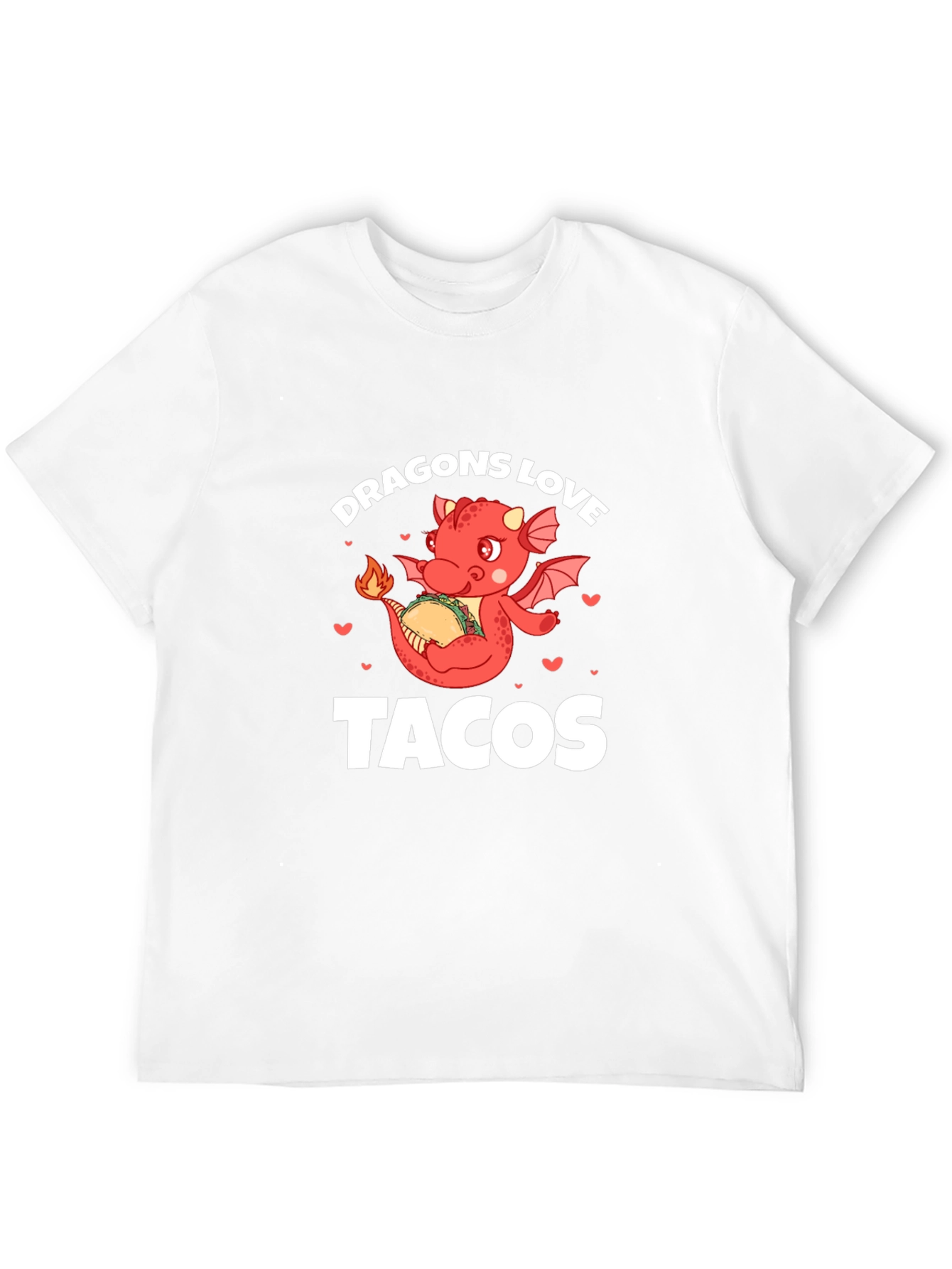 Dragons Love Tacos Black Graphic Tee