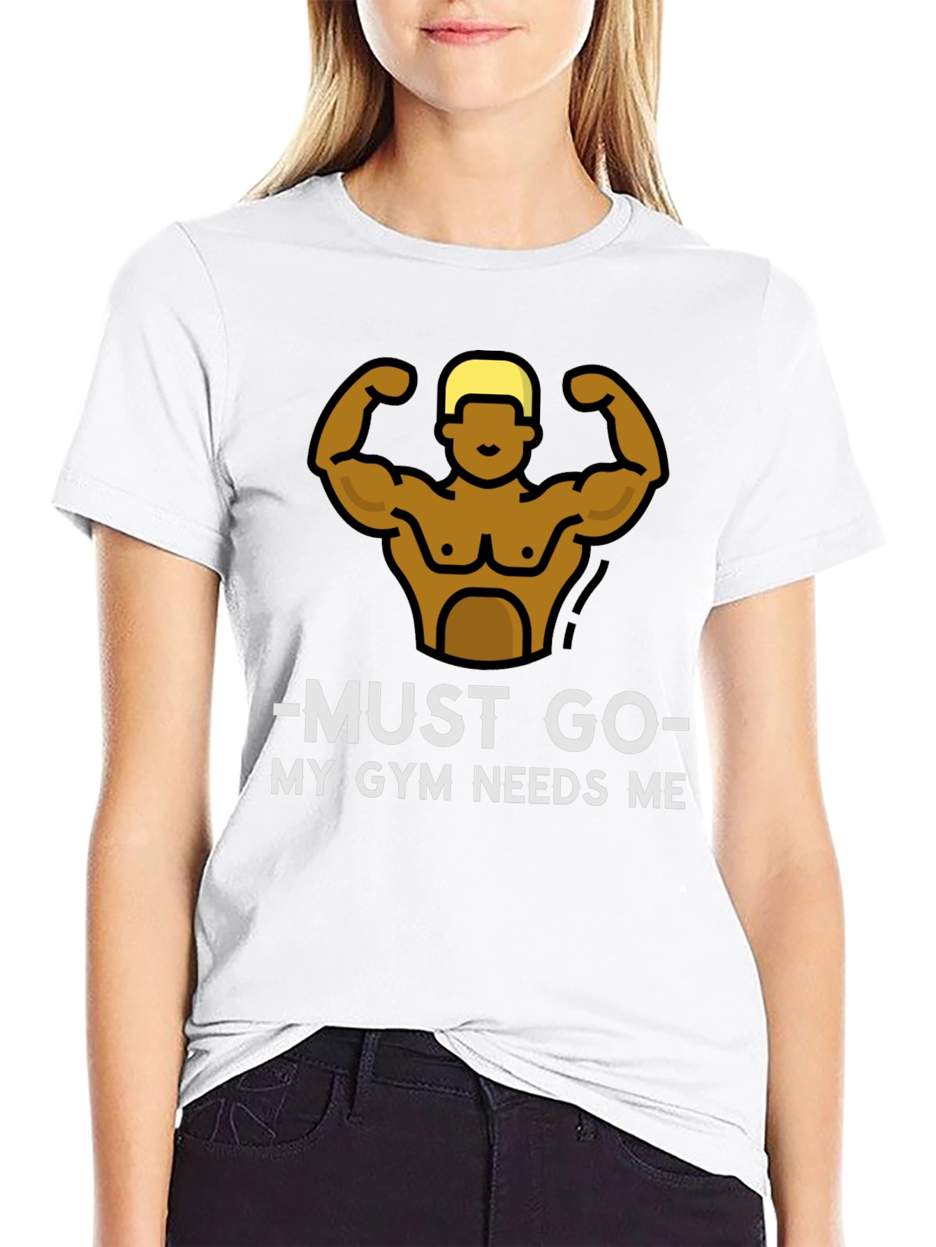 Gym Needs Me Black T-Shirt