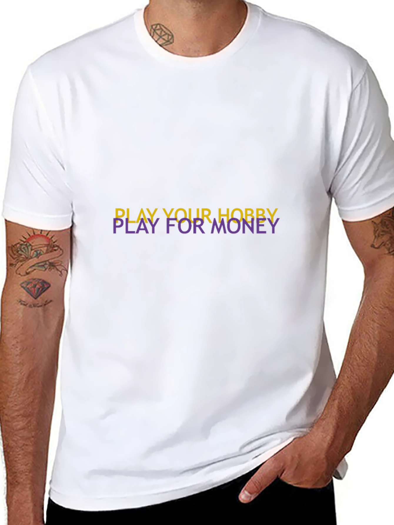 Play Your Hobby T-Shirt - Black Graphic Tee
