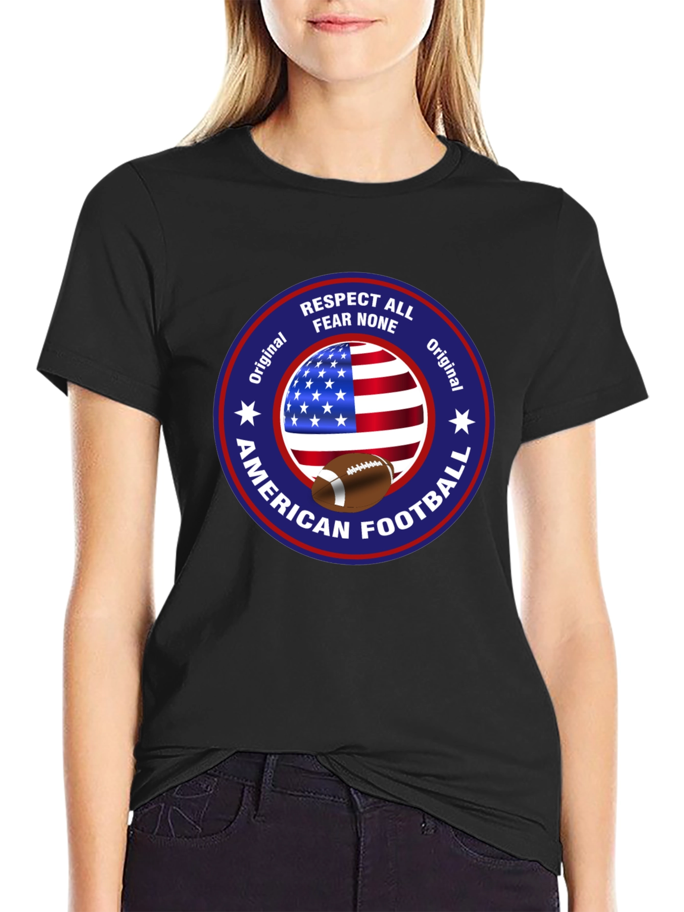 American Football Patriotic T-Shirt