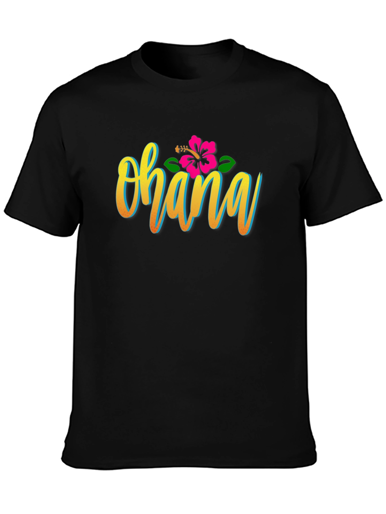 Ohana Hibiscus Graphic Tee - Family T-Shirt