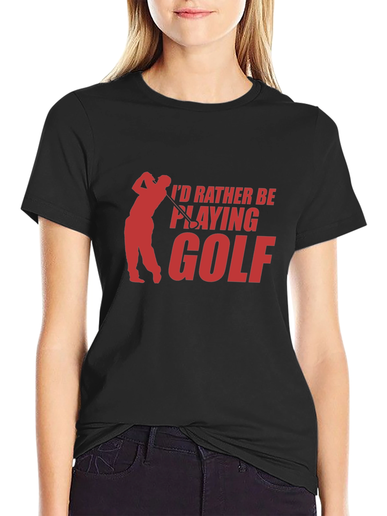 Id Rather Be Playing Golf T-Shirt