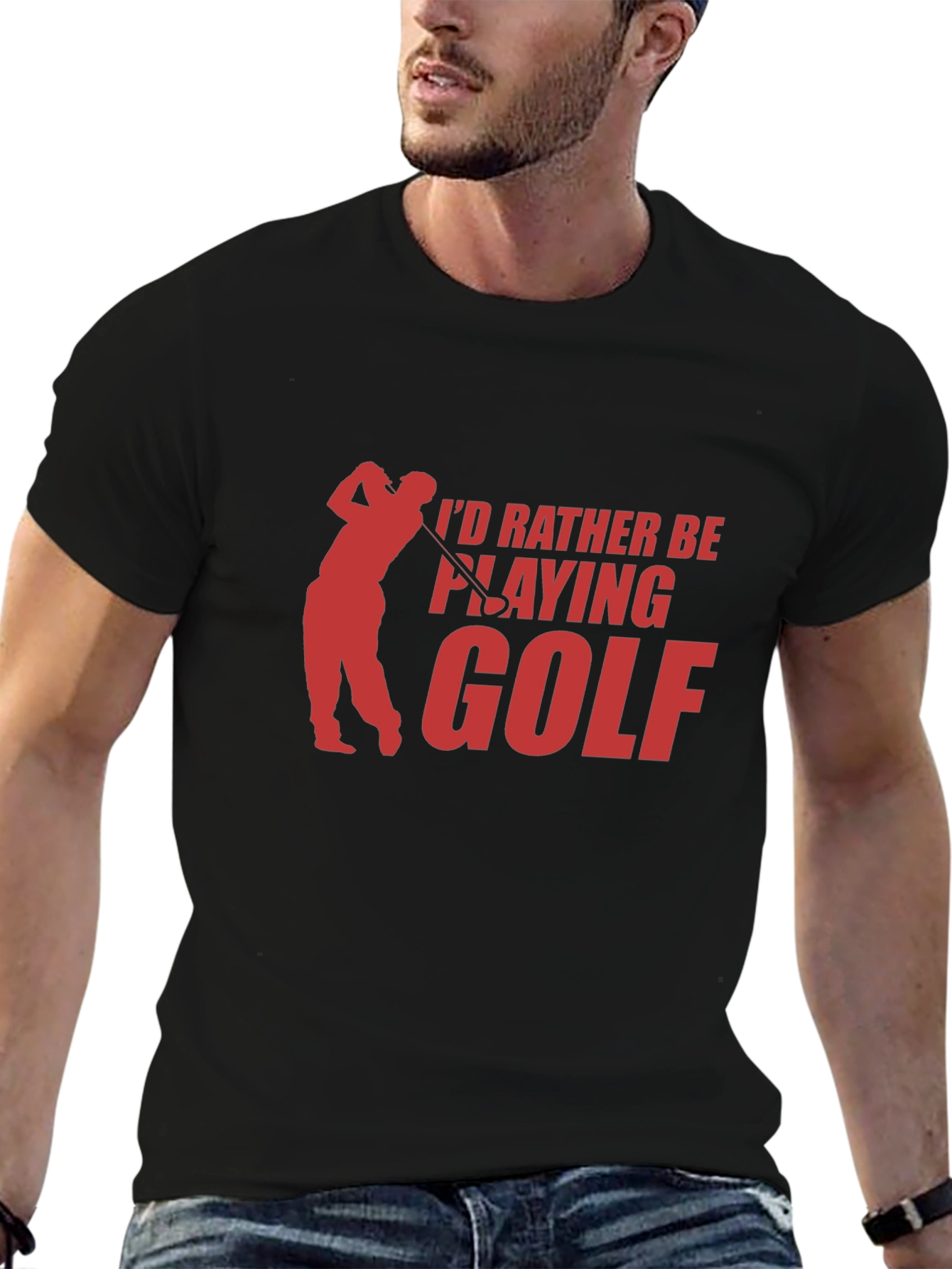 Id Rather Be Playing Golf T-Shirt